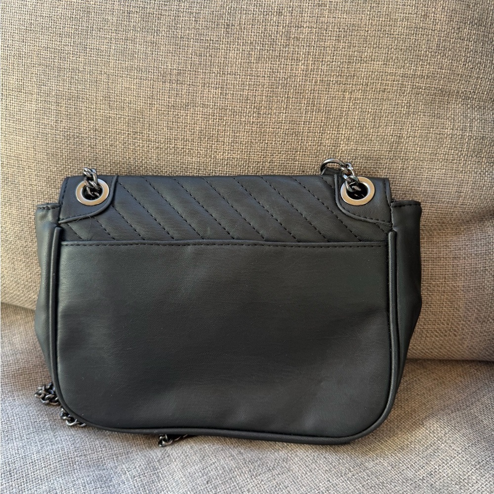 Badgley Mischka Black Quilted Crossbody Bag - Picture 5 of 5